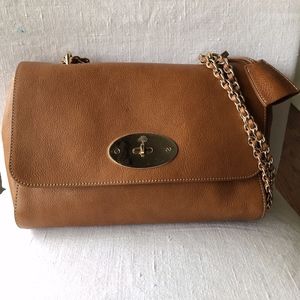 Mulberry Medium Lily Handbag in Oak
